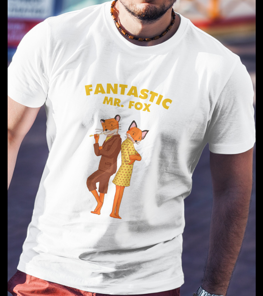 FANTASTIC MR. FOX Cartoon Characters T-Shirt