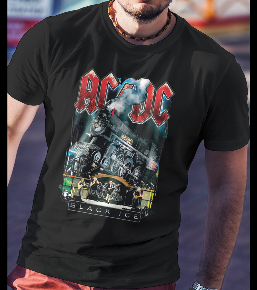 AC/DC Black Ice Train And Live Performance T-Shirt