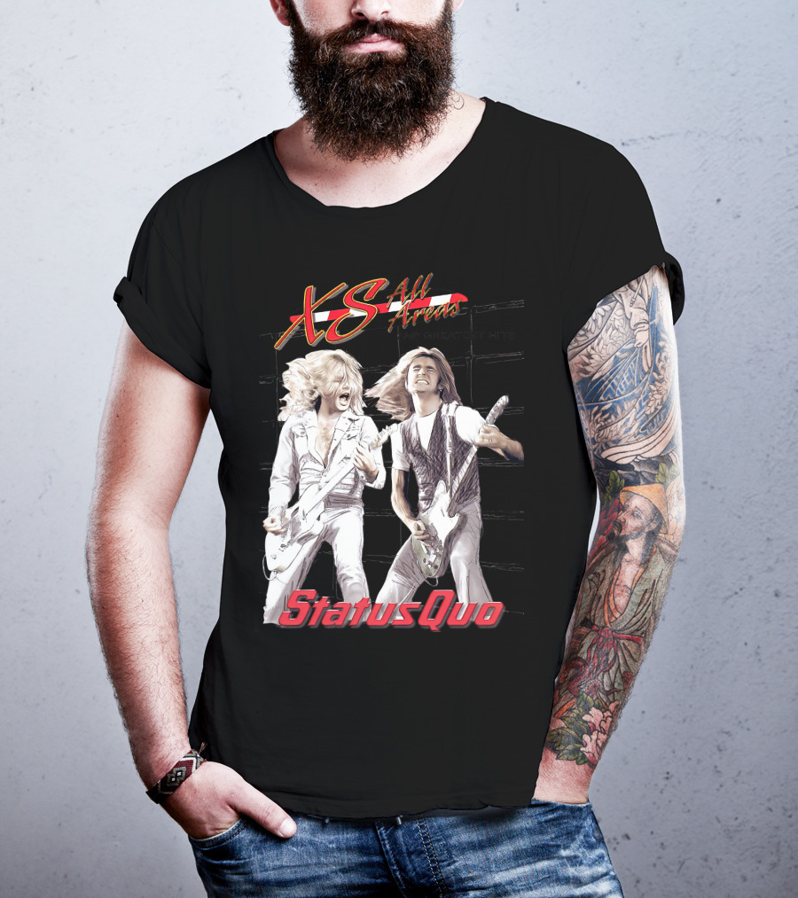 XS All Areas The Greatest Hits Status Quo T-Shirt