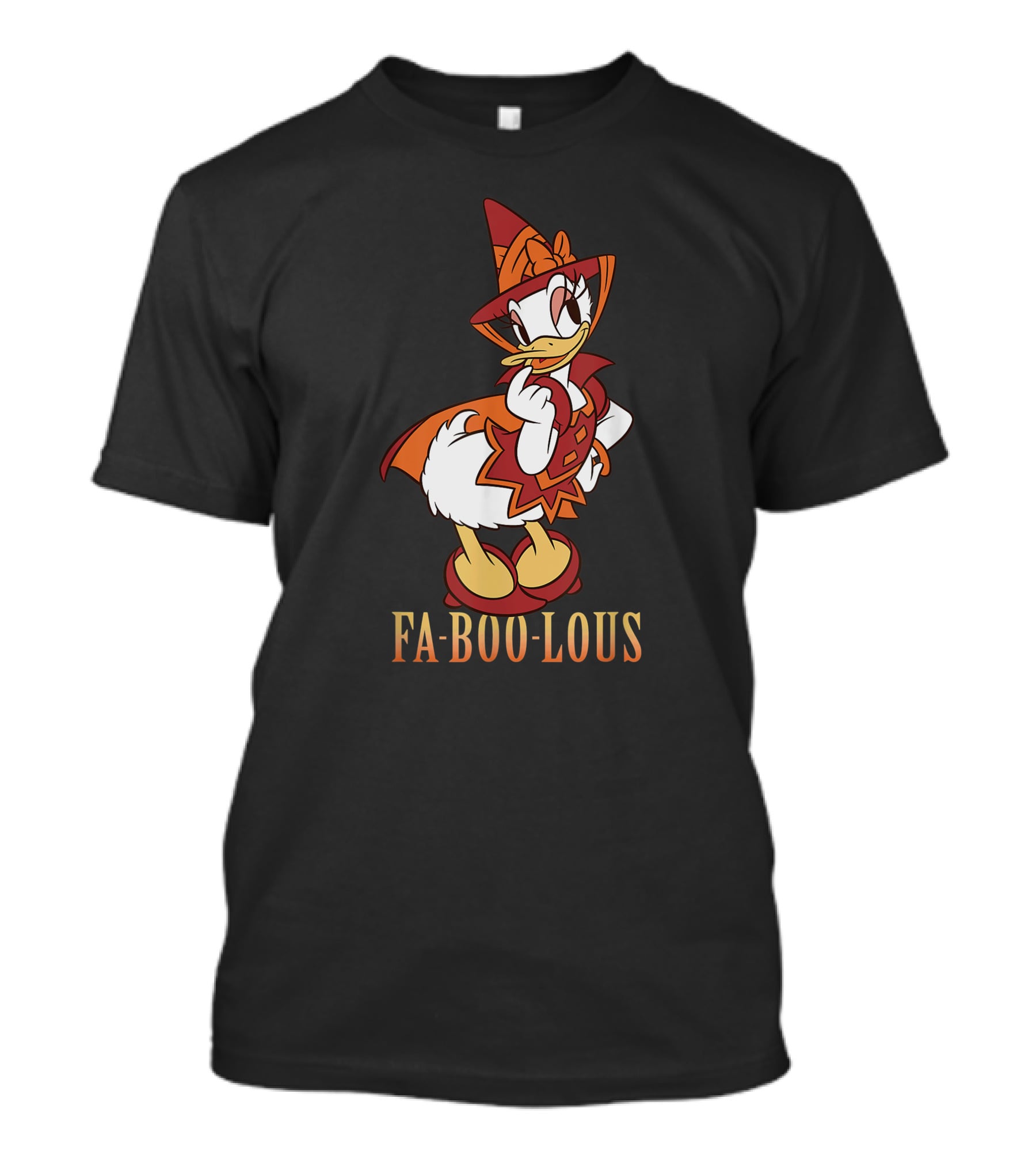 Disney Halloween Daisy Duck Fa BOO Lous Witch Costume T-Shirt