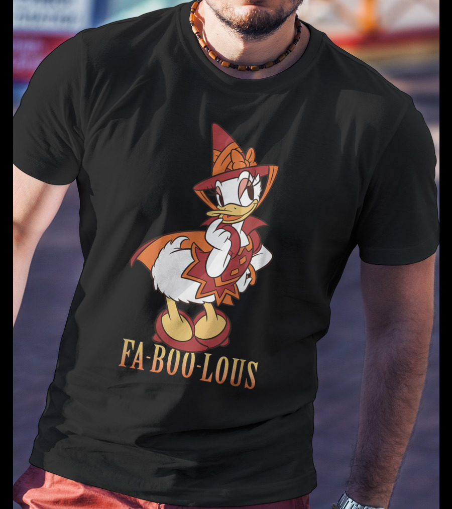 Disney Halloween Daisy Duck Fa BOO Lous Witch Costume T-Shirt