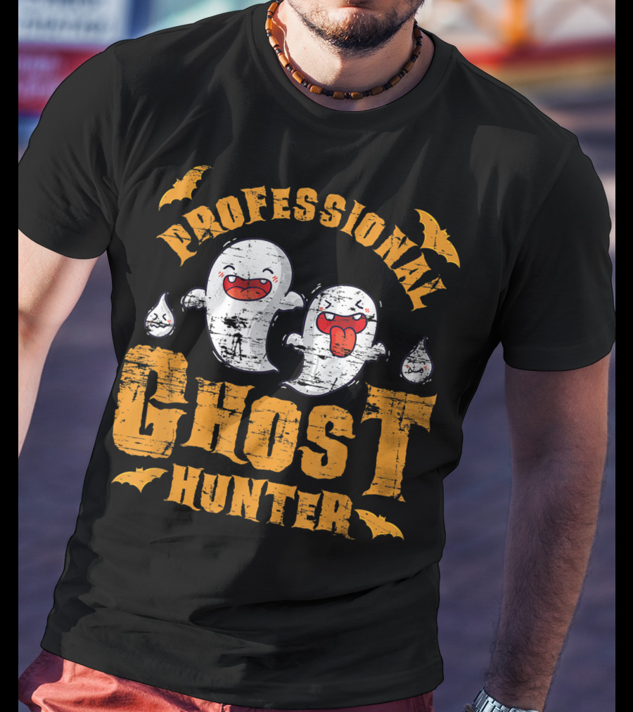Professional Ghost Hunter Funny Spooky T-Shirt