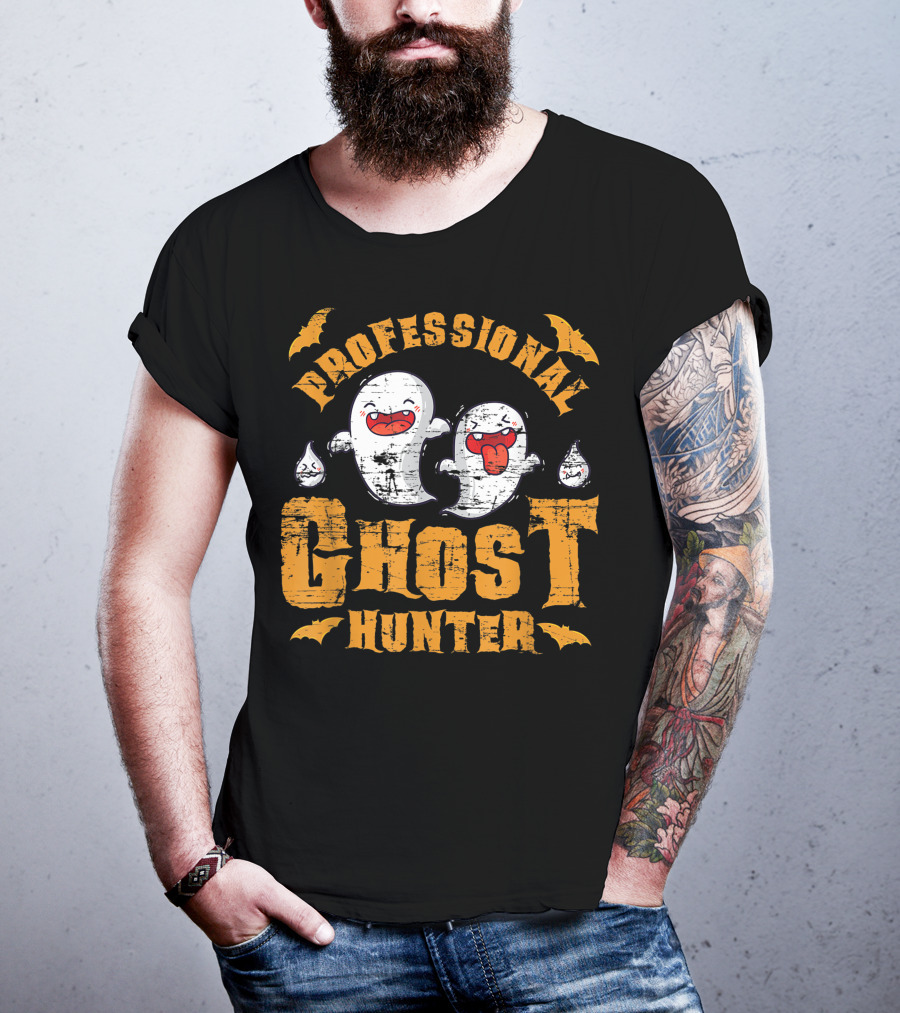 Professional Ghost Hunter Funny Spooky T-Shirt