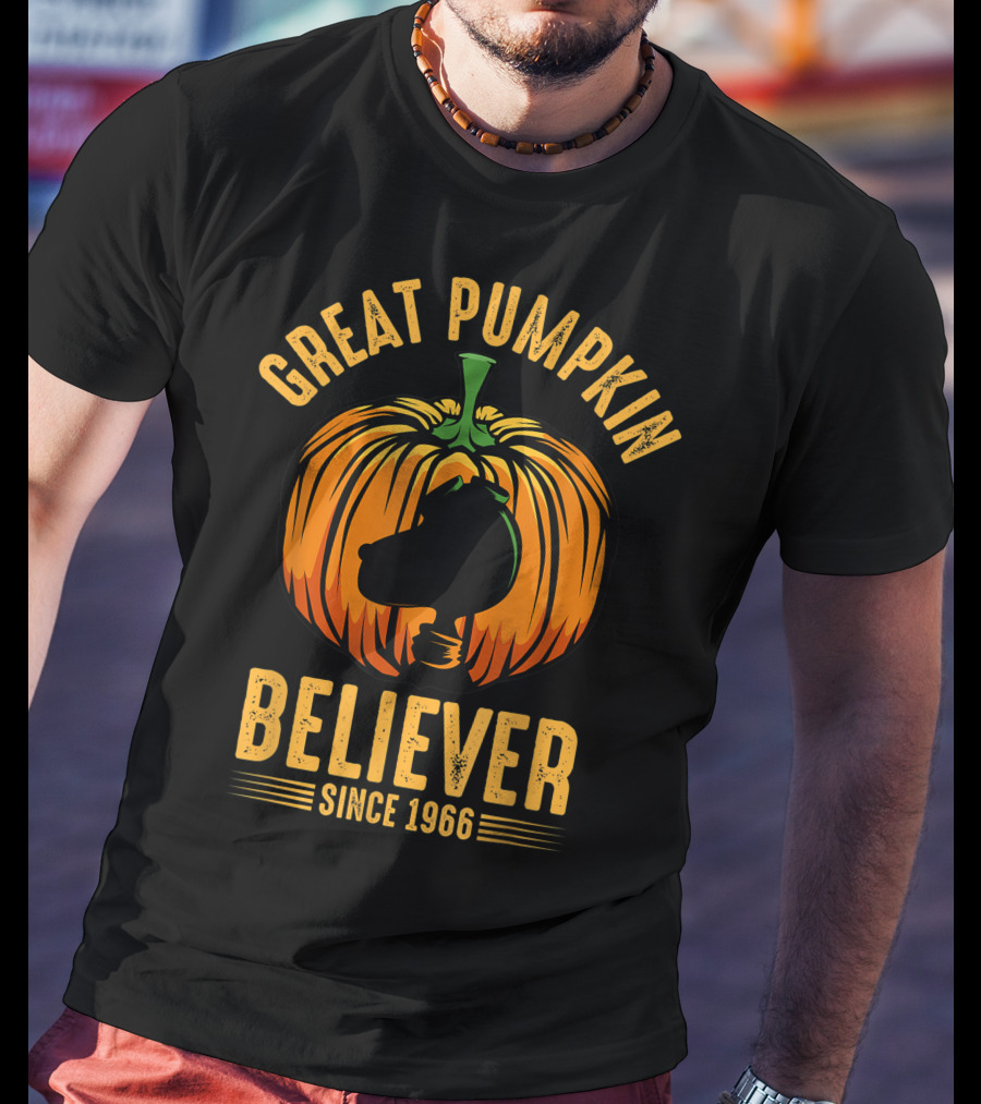 Great Pumpkin Believer Since 1966 Halloween Best T-Shirt