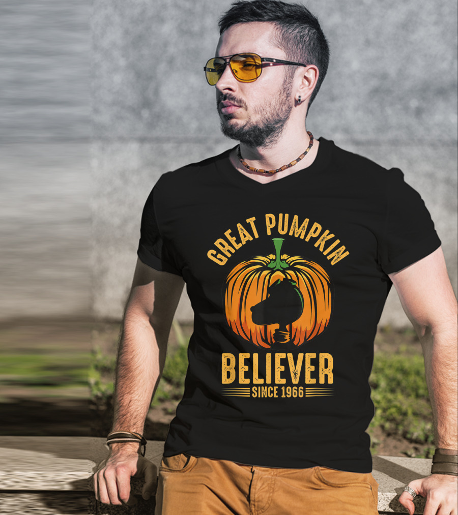 Great Pumpkin Believer Since 1966 Halloween Best T-Shirt