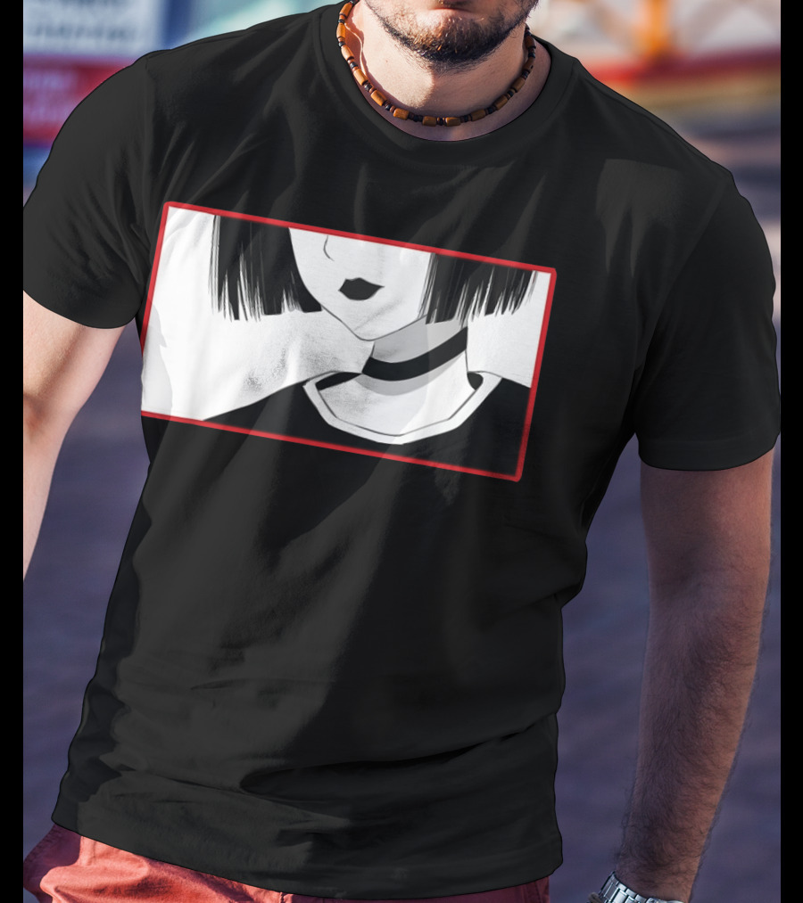 Aesthetic Soft Grunge Goth Anime Girl Gothic T-Shirt