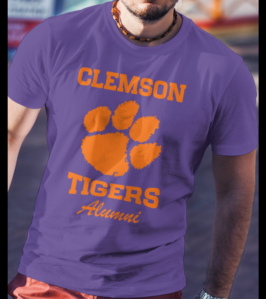Clemson Tigers Alumni Paw Prints T-Shirt