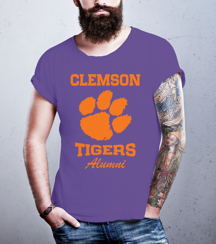 Clemson Tigers Alumni Paw Prints T-Shirt