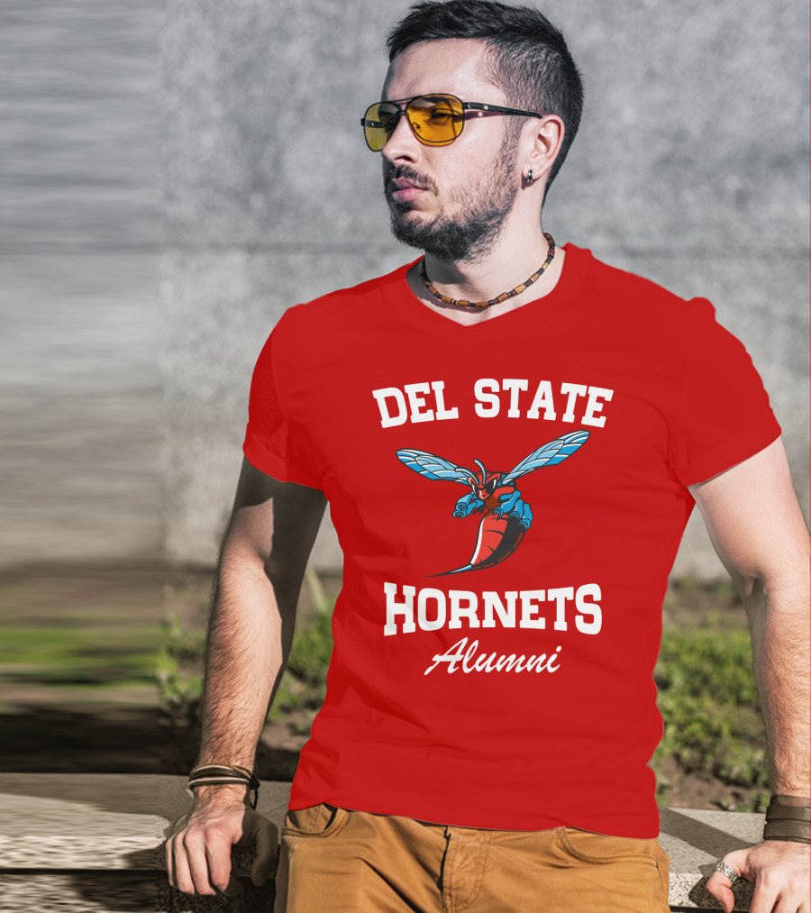 Del State Hornets Alumni T-Shirt