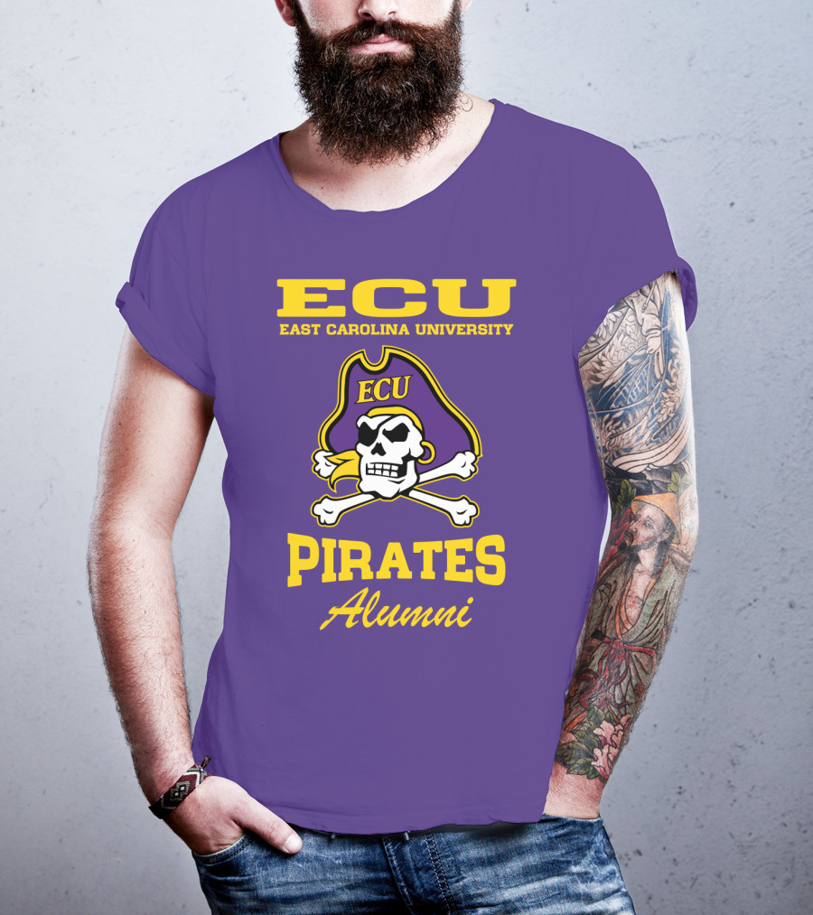 ECU East Carolina University Pirates Alumni T-Shirt