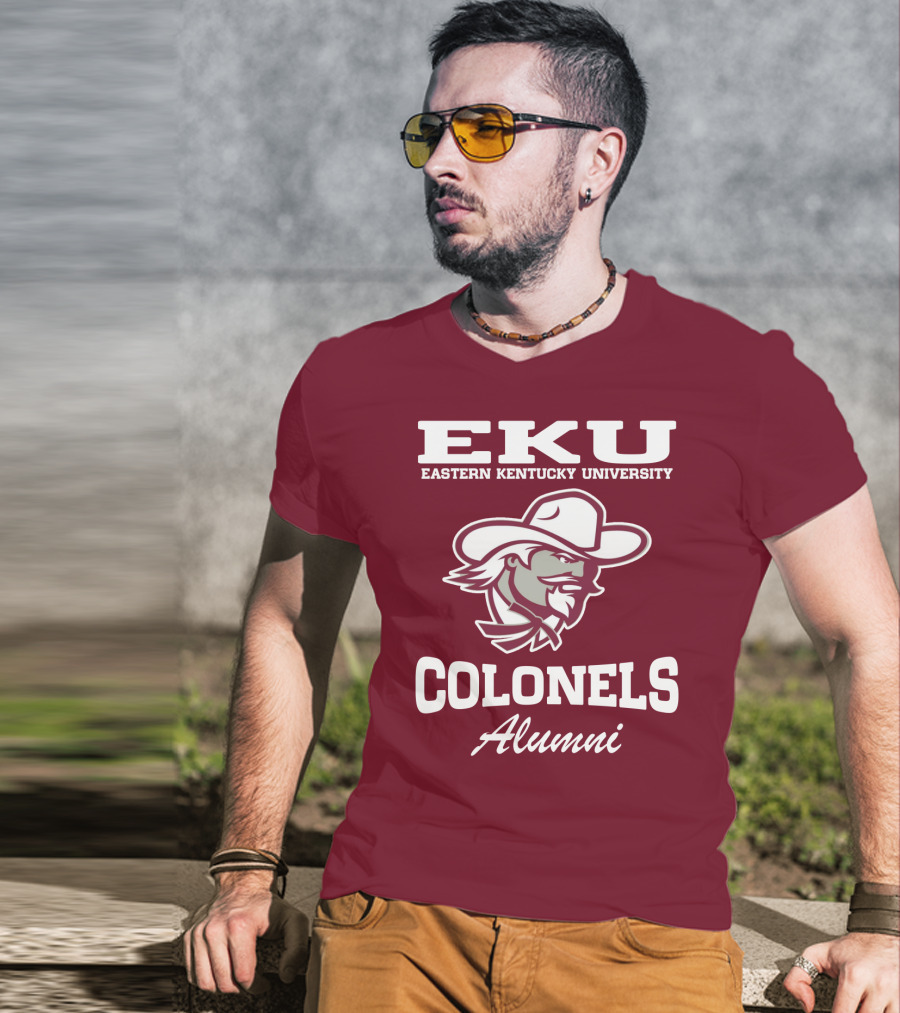 EKU Eastern Kentucky University Colonels Alumni T-Shirt