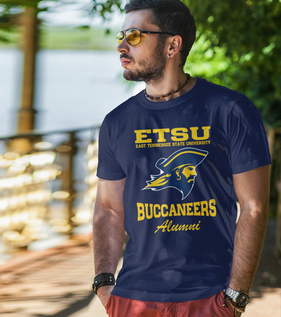 ETSU East Tennessee State University Buccaneers Alumni T-Shirt