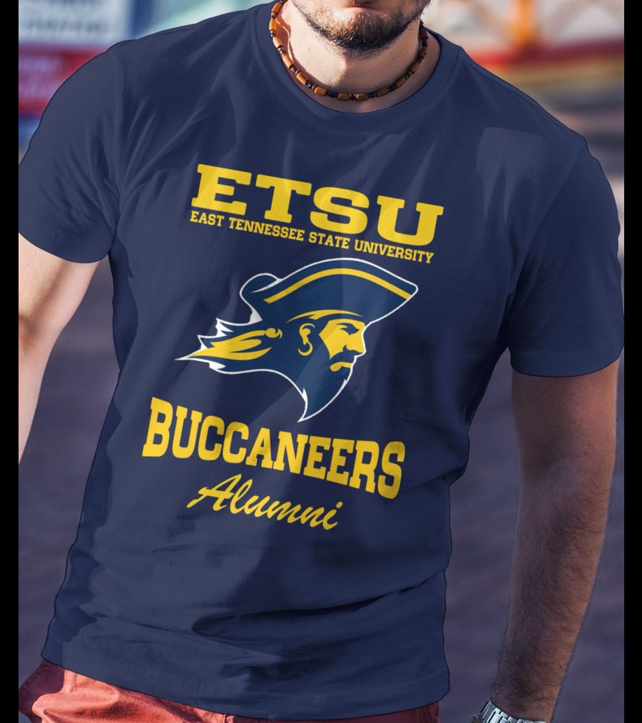 ETSU East Tennessee State University Buccaneers Alumni T-Shirt