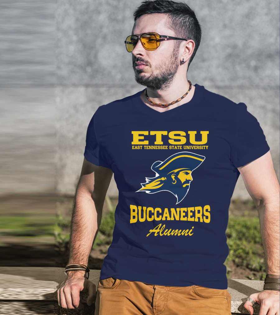 ETSU East Tennessee State University Buccaneers Alumni T-Shirt
