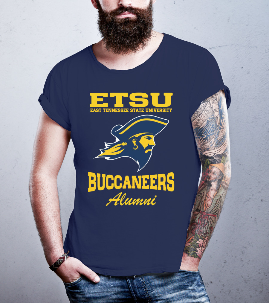 ETSU East Tennessee State University Buccaneers Alumni T-Shirt