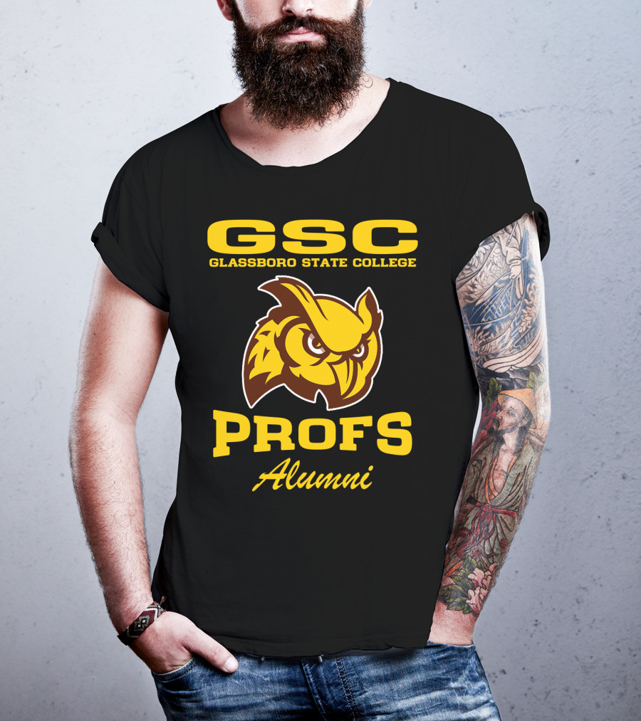 GSC Glassboro State College Profs Alumni Owl T-Shirt