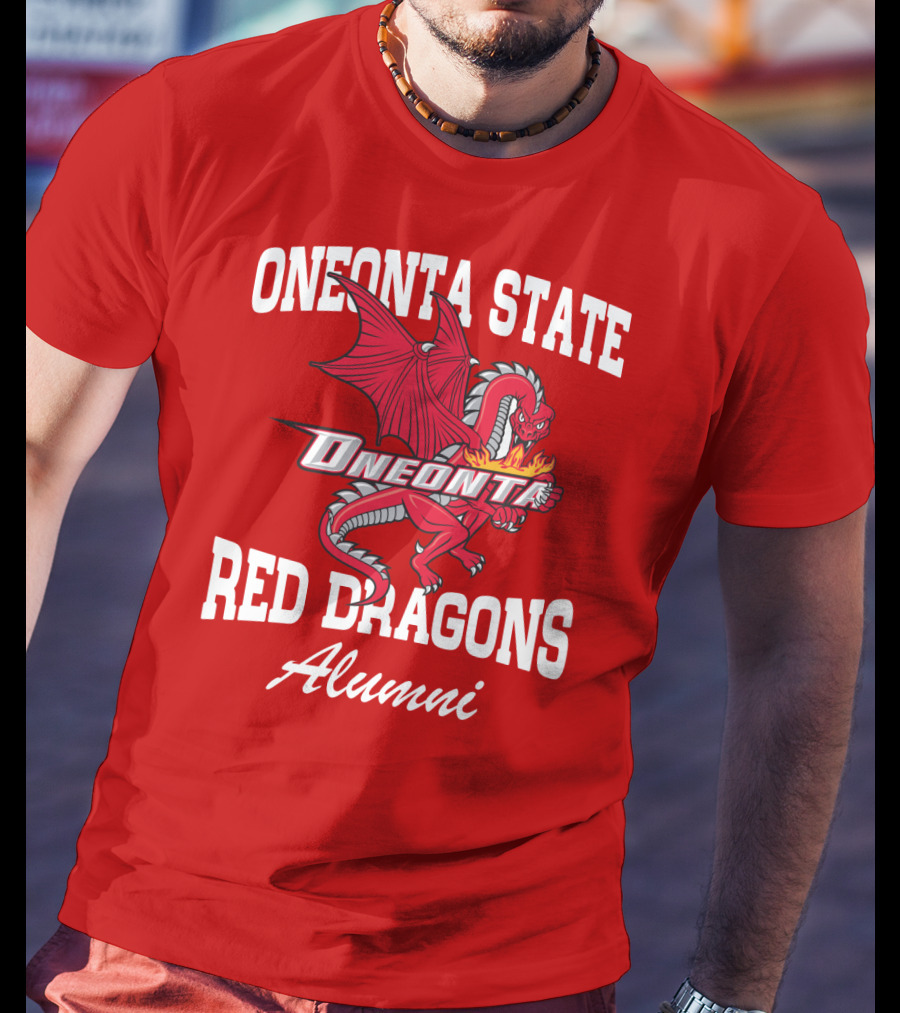 Oneonta State Red Dragons Alumni T-Shirt