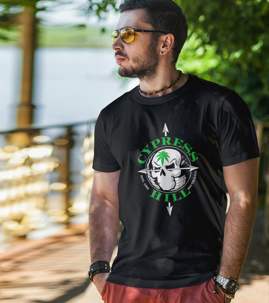 Cypress Hill Est. 1988 South Gate Skull T-Shirt