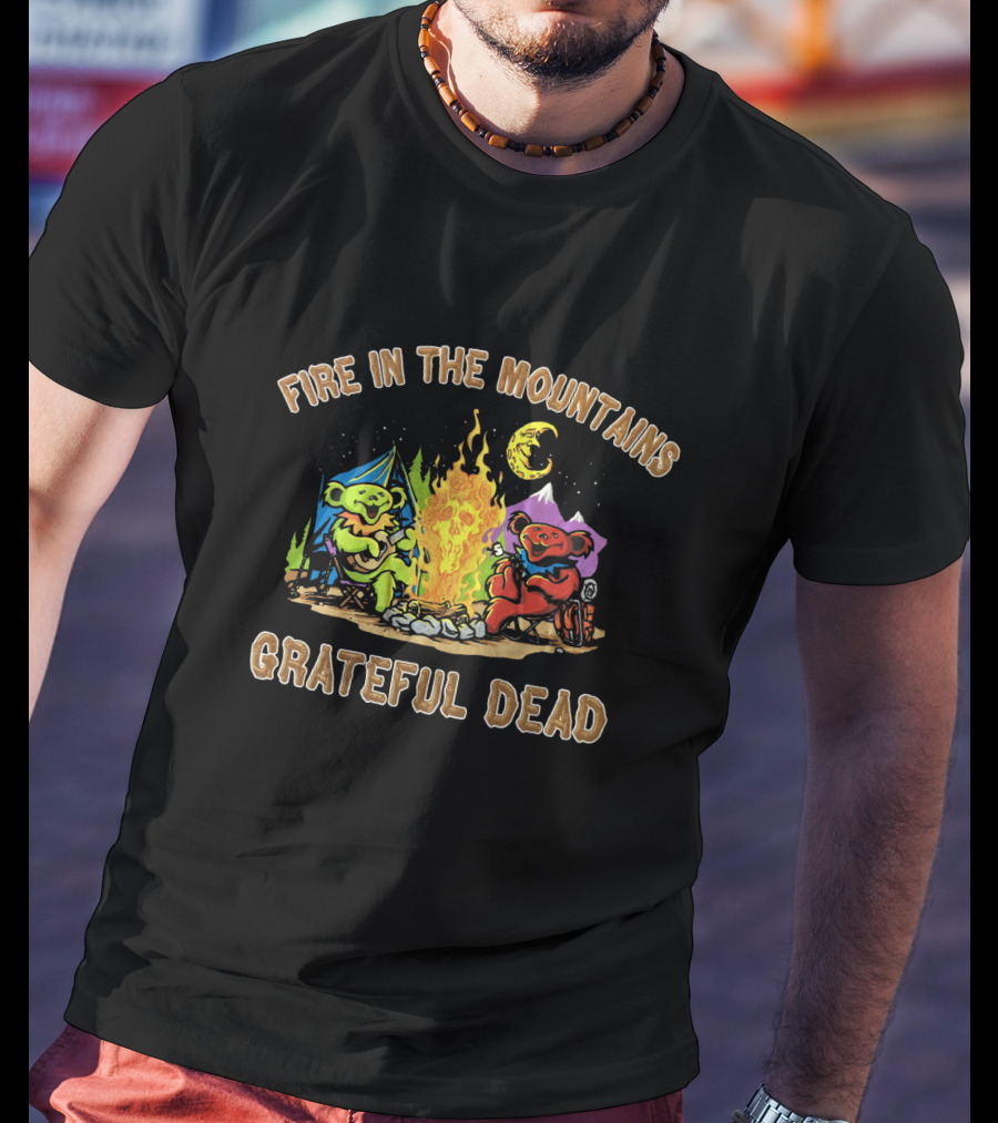 Fire In The Mountains Grateful Dead T-Shirt