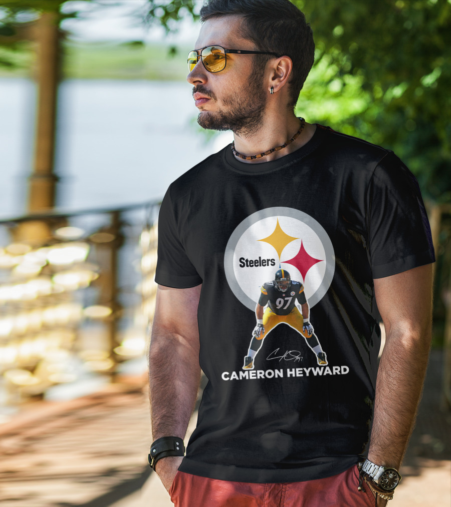 Cameron Heyward Pittsburgh Steelers 97 Nfl Player Signature T-Shirt