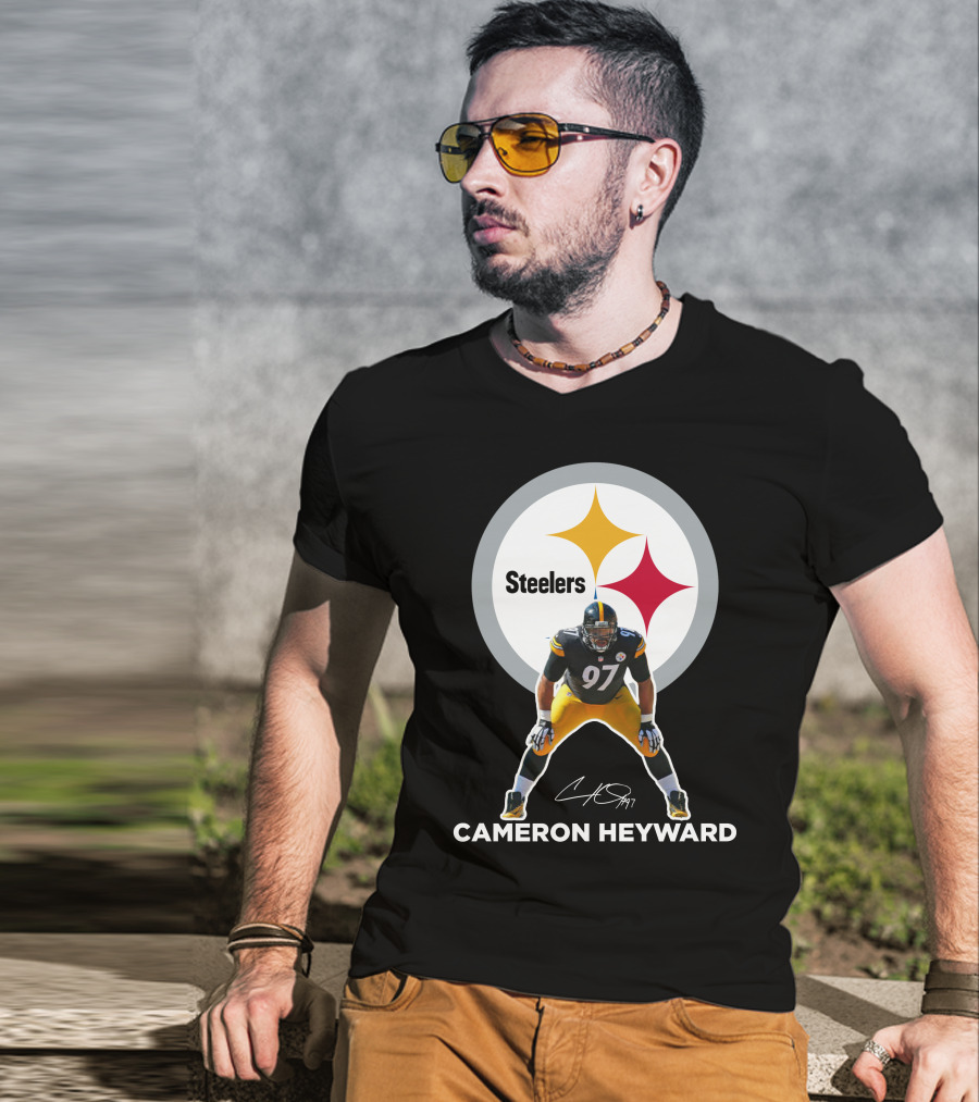 Cameron Heyward Pittsburgh Steelers 97 Nfl Player Signature T-Shirt