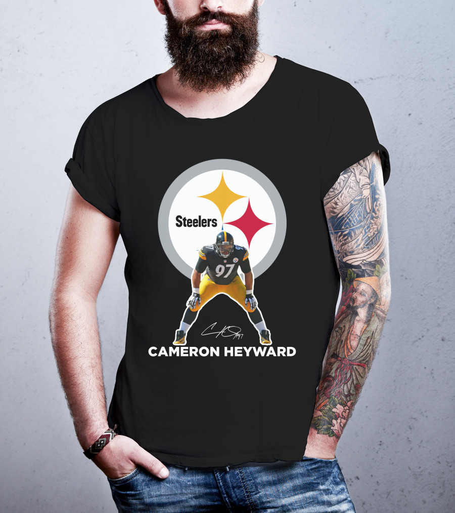 Cameron Heyward Pittsburgh Steelers 97 Nfl Player Signature T-Shirt