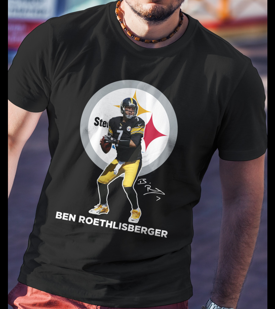 Ben Roethlisberger Steelers Number 7 T-Shirt
