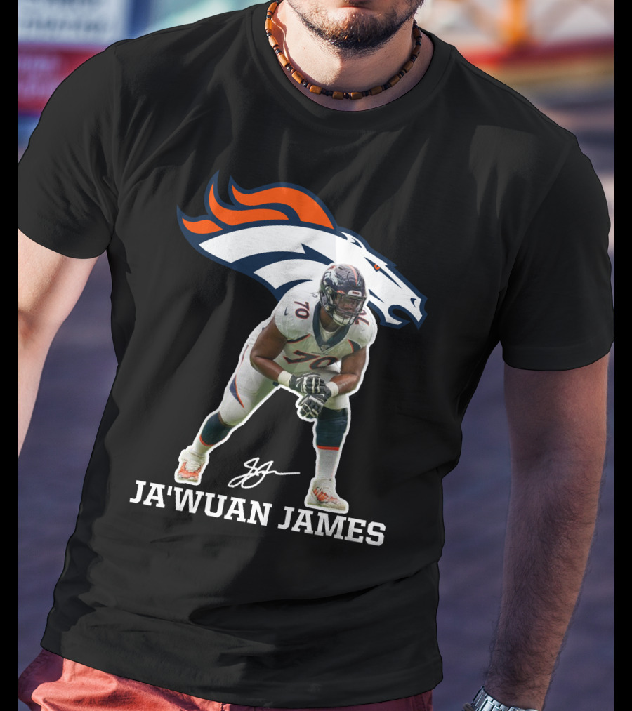 Ja'wuan James Denver Broncos Football Player Official Merchandise T-Shirt