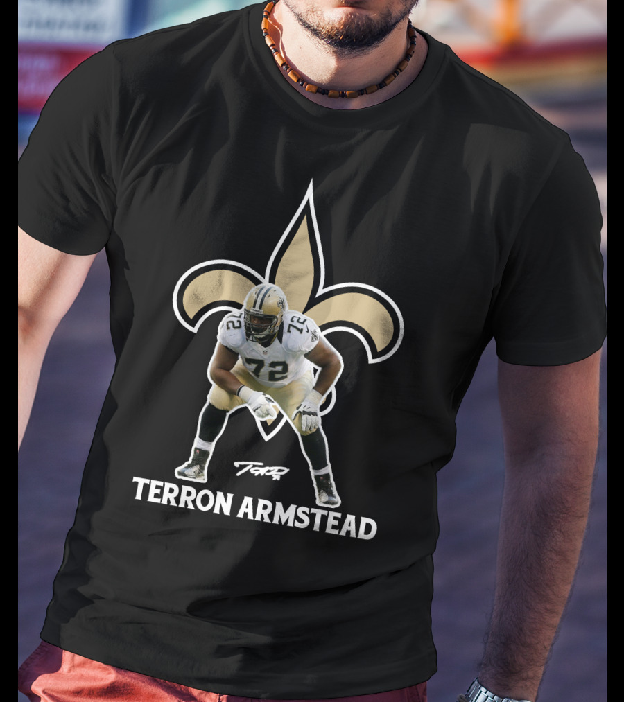 Terron Armstead New Orleans Football T-Shirt