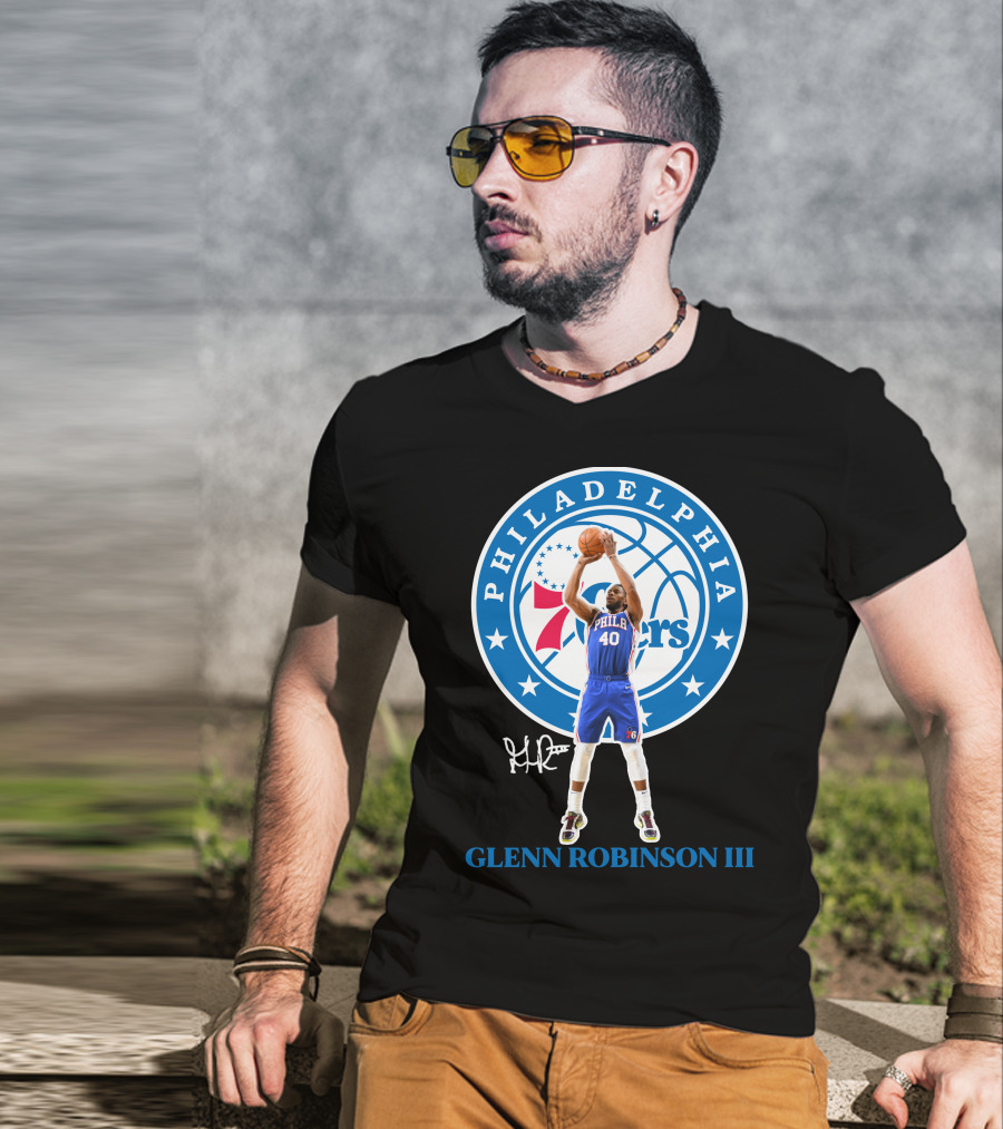 Philadelphia 76ers Glenn Robinson Iii T-Shirt