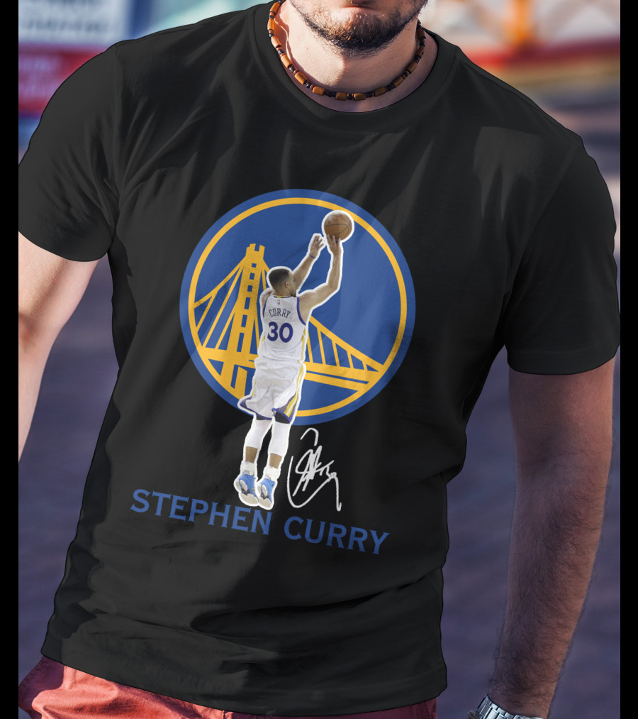 Stephen Curry Golden State Warriors 30 Signature Shot Gsw01 T-Shirt