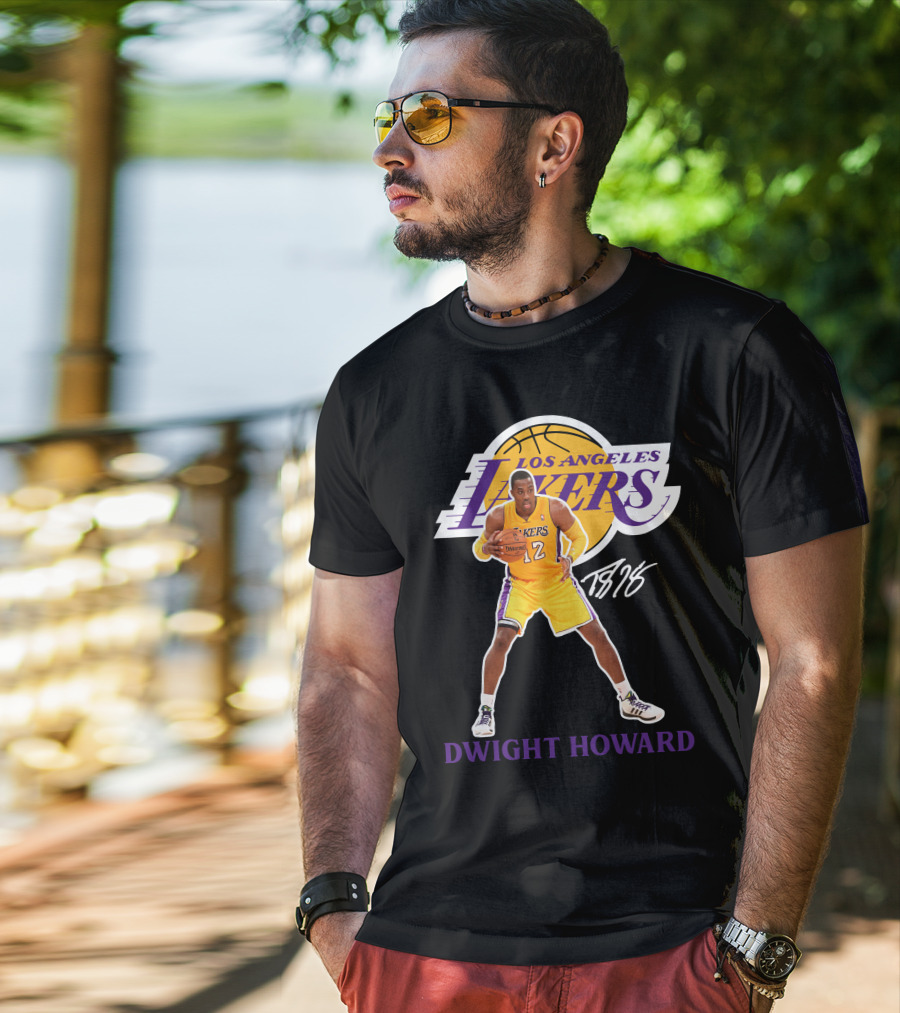 Los Angeles Lakers Dwight Howard 12 Basketball La05 T-Shirt