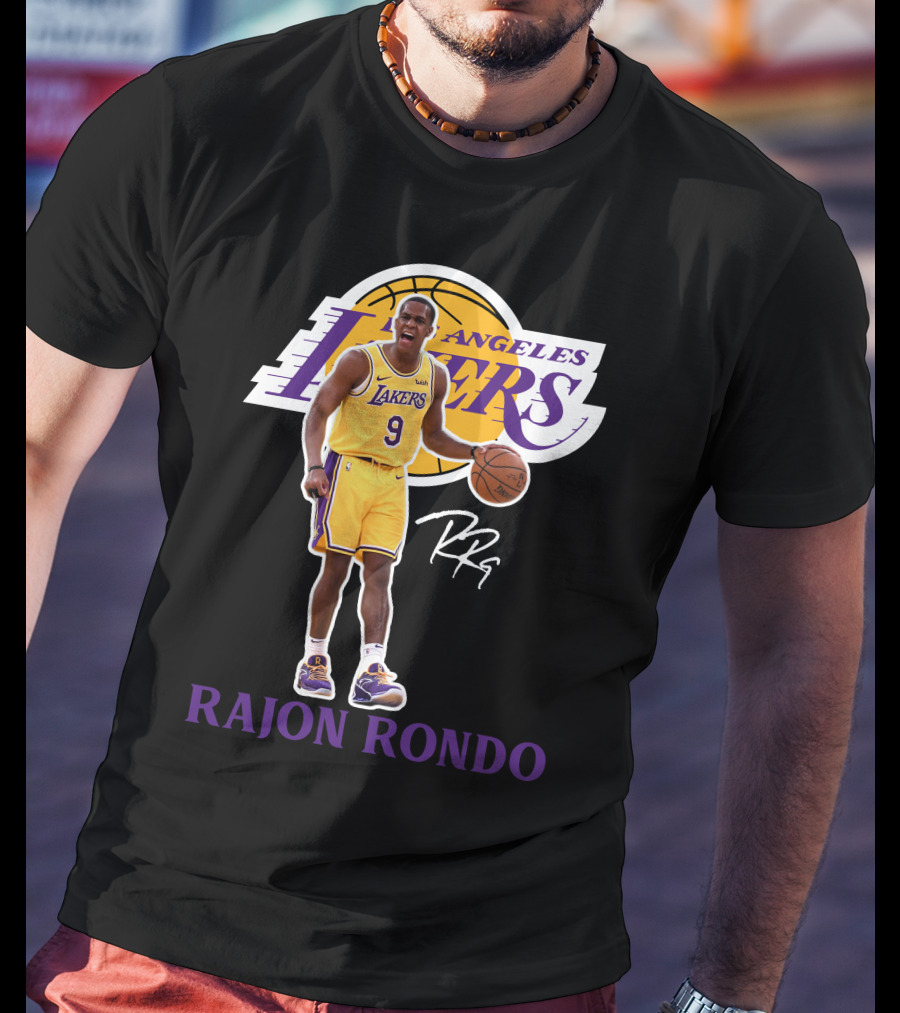 Los Angeles Lakers Rajon Rondo La04 T-Shirt