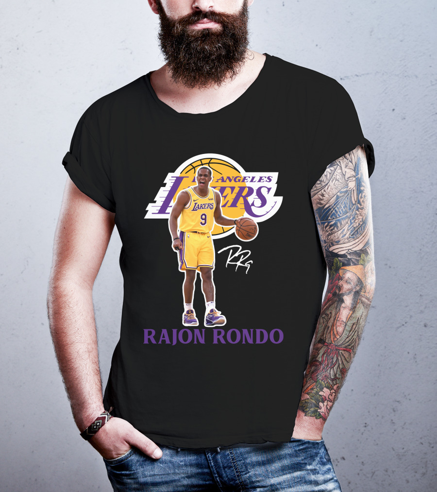 Los Angeles Lakers Rajon Rondo La04 T-Shirt