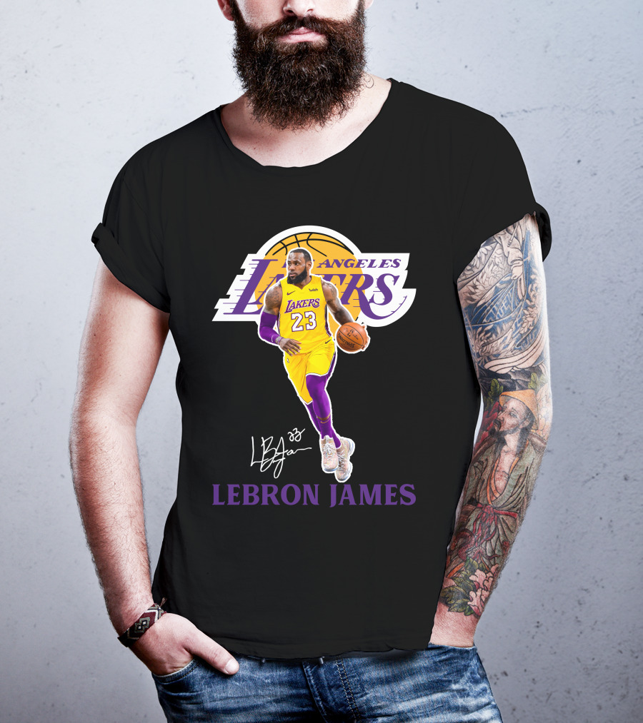 Lebron James Los Angeles Lakers 23 La01 T-Shirt