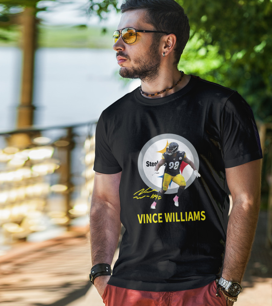 Vince Williams Pittsburgh Steelers 98 Signature Edition T-Shirt