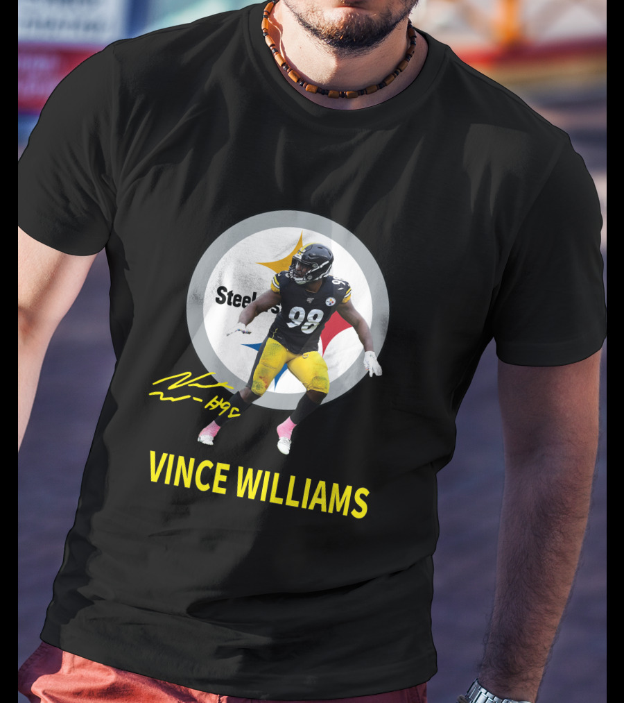 Vince Williams Pittsburgh Steelers 98 Signature Edition T-Shirt