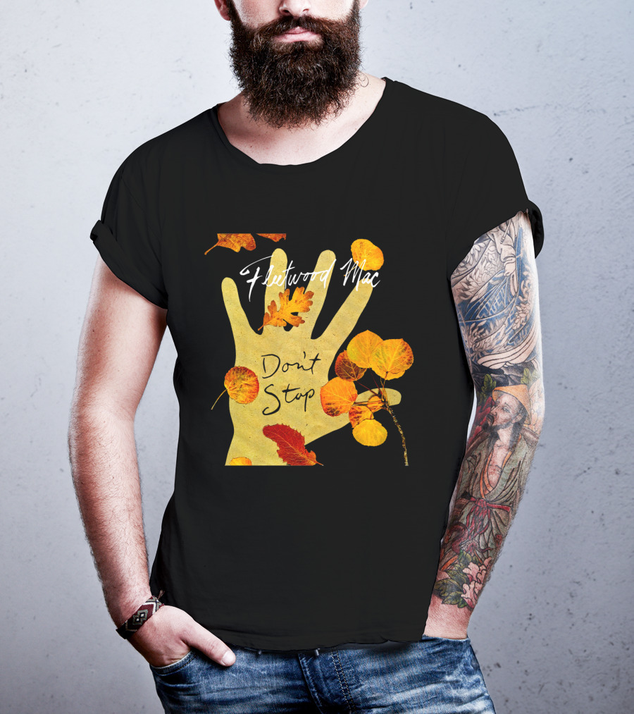 Don't Stop Fw 17 Autumn Leaves Hand T-Shirt