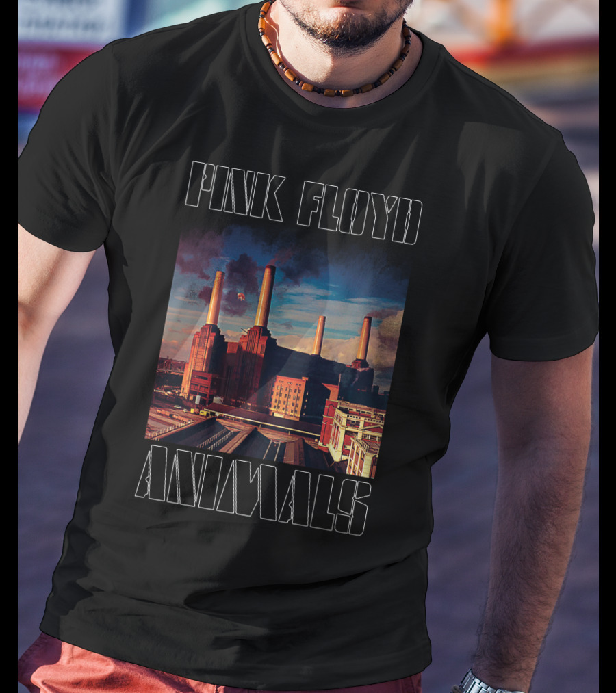 Pink Floyd Animals Battersea Power Station Cover Art T-Shirt