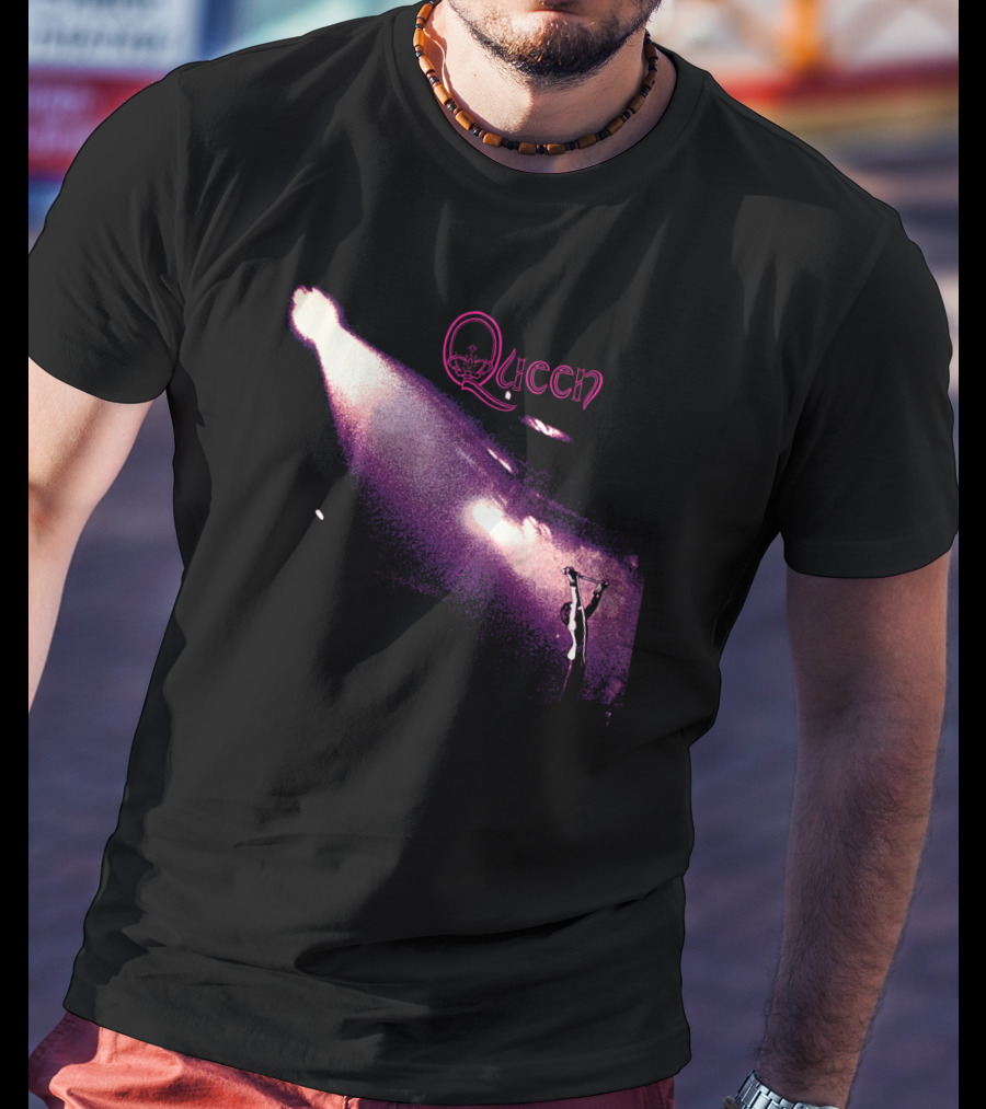 Queen Band Concert Stage Spotlight Freddy Mercury Iconic Performance T-Shirt