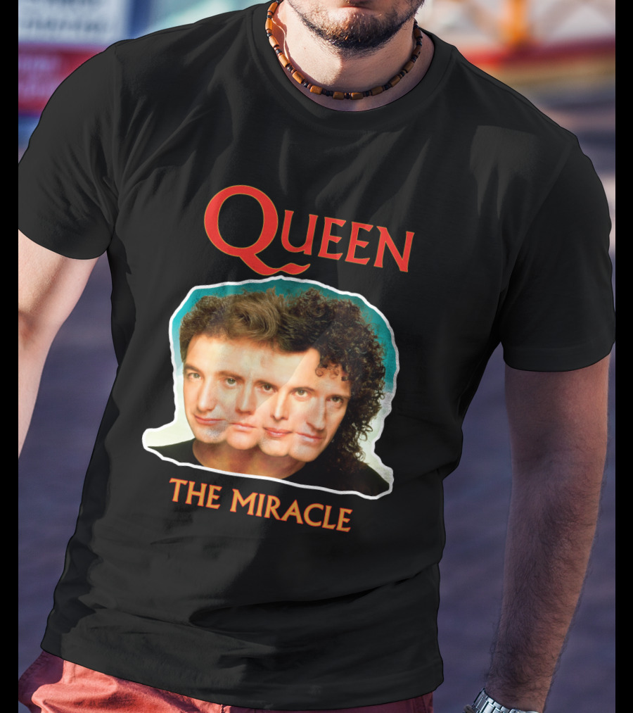 Queen The Miracle Album Cover Collage Faces T-Shirt
