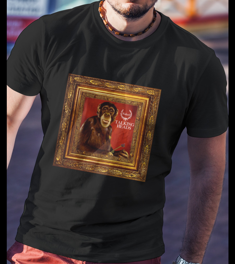 Talking Heads Naked Primate Portrait Album Cover Art T-Shirt