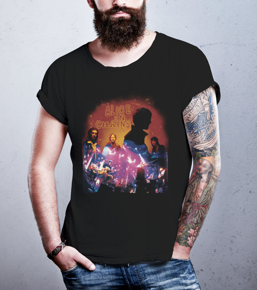 Alice In Chains Aic 17 Live Concert Silhouettes T-Shirt