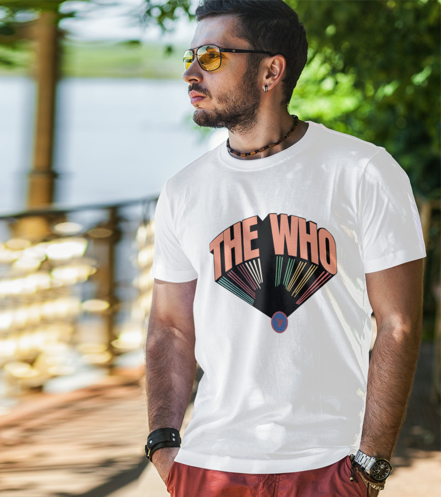 The Who 7 Fan-Shaped Retro T-Shirt