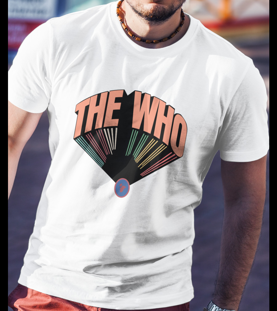 The Who 7 Fan-Shaped Retro T-Shirt