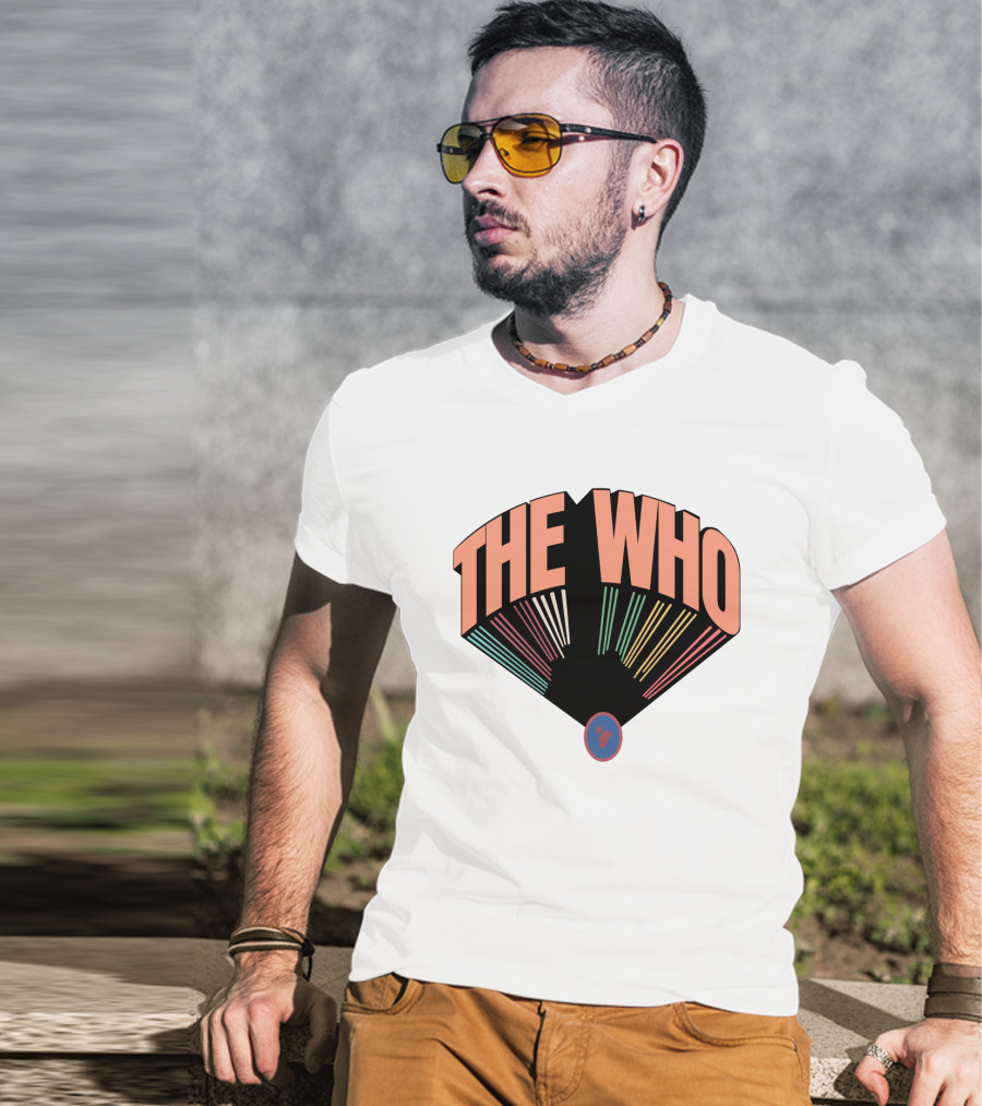 The Who 7 Fan-Shaped Retro T-Shirt