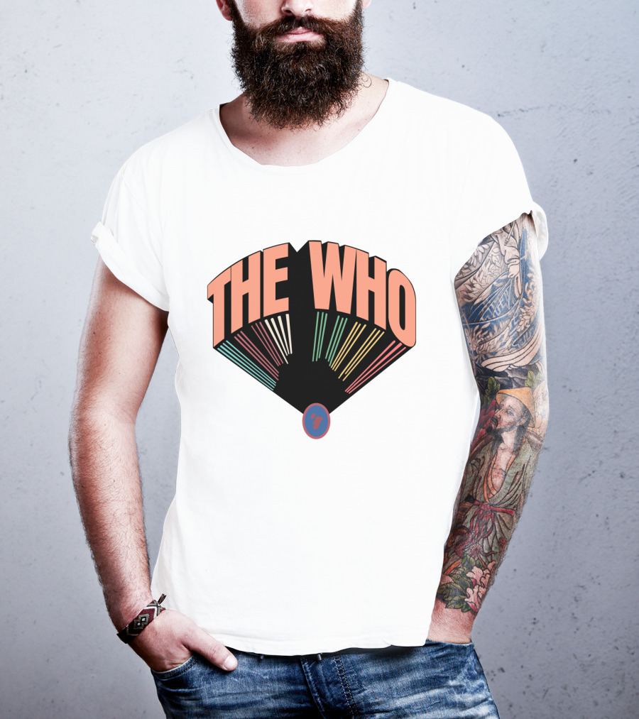 The Who 7 Fan-Shaped Retro T-Shirt