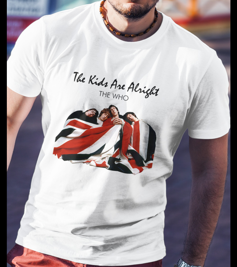 The Kids Are Alright The Who Union Jack Blanket T-Shirt