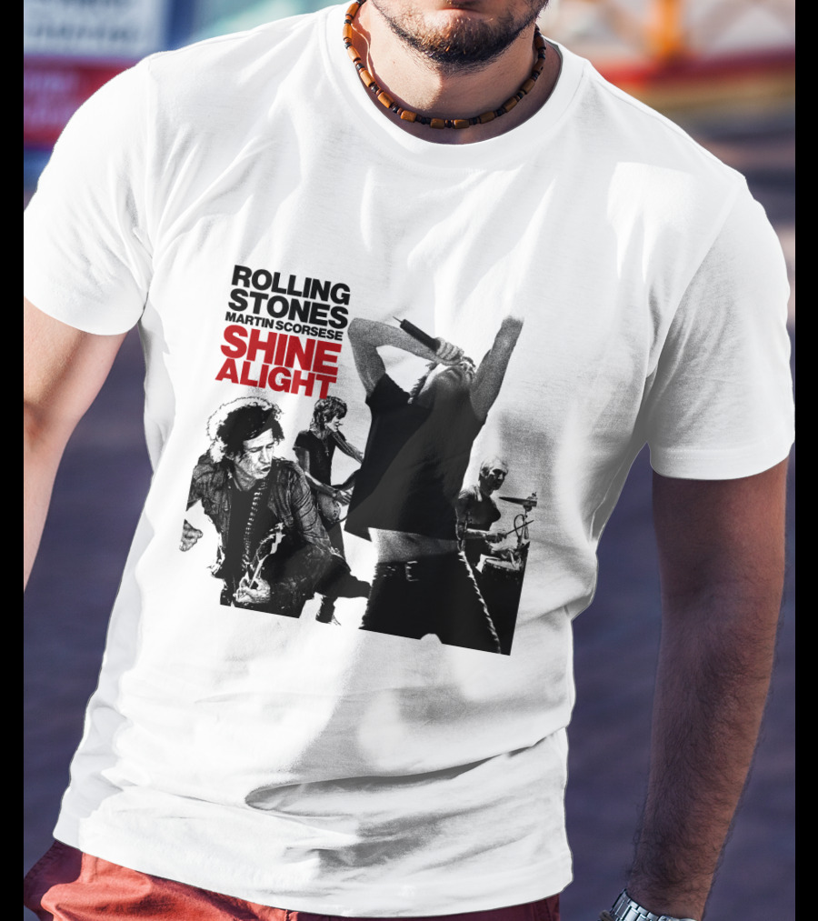 Rolling Stones Martin Scorsese Shine A Light T-Shirt