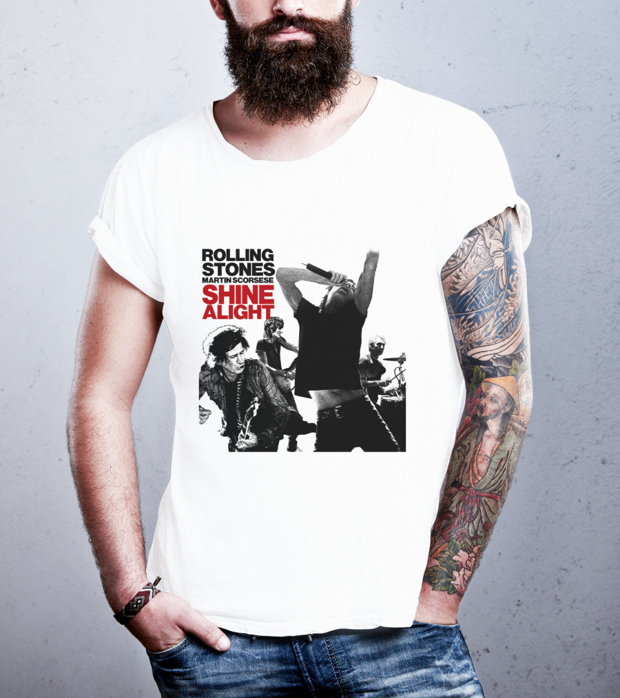 Rolling Stones Martin Scorsese Shine A Light T-Shirt